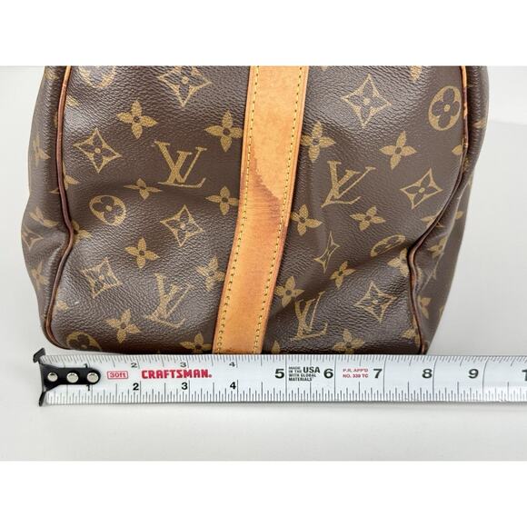Louis Vuitton Keepall 45 Brown Canvas Duffle Bag - Picture 16 of 16